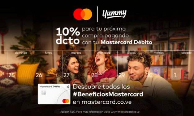 Yummy y Mastercard se unen para ofrecer descuentos con las tarjetas Mastercard Débito