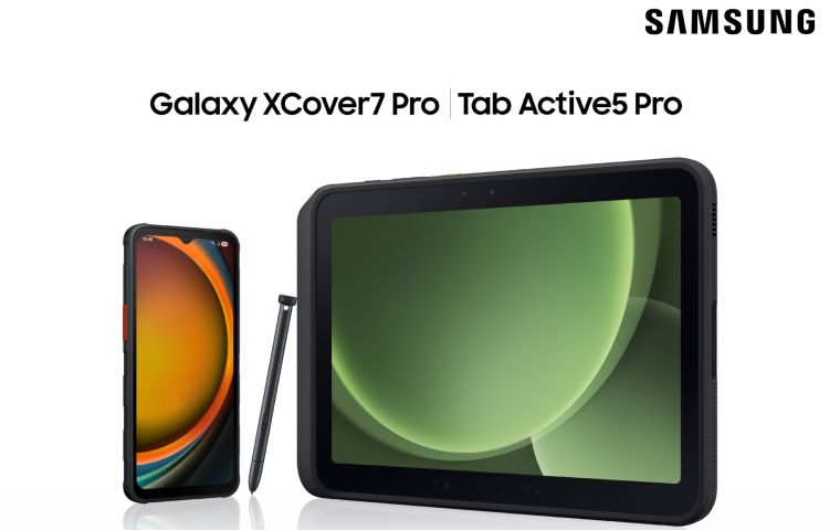 Samsung presenta Galaxy XCover7 Pro y Galaxy Tab Active5 Pro: Dispositivos robustos para la excelencia en primera línea
