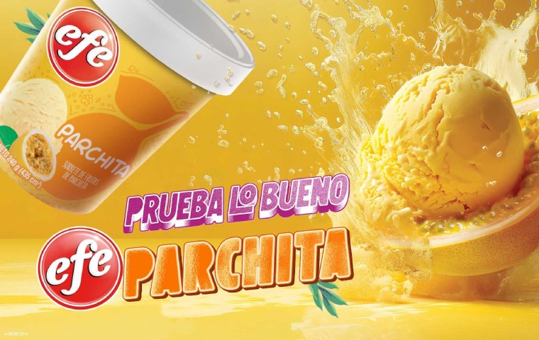 Helados Efe lanza su irresistible Efe Parchita