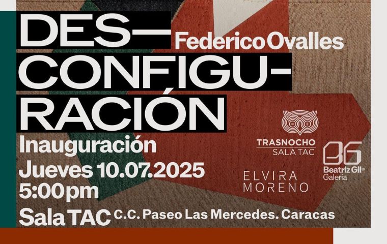 «Des-configuración» de Federico Ovalles llega a la sala TAC