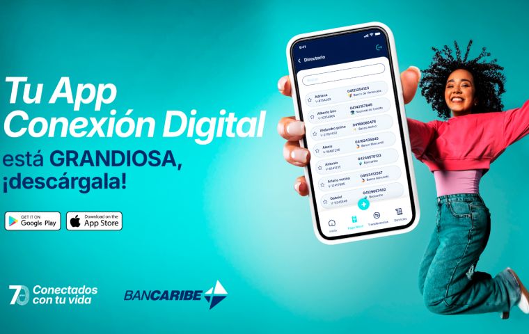 Bancaribe ofrece una experiencia bancaria superior a través de su nueva app Conexión Digital.