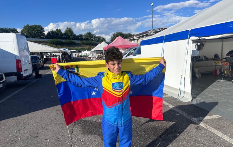 El piloto venezolano Alessandro González fue el segundo latinoamericano mejor posicionado en la categoría Junior de la carrera Rok Cup en Italia