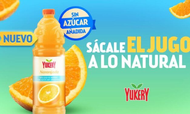 Llegó Yukery Naranjada sin azúcar añadida