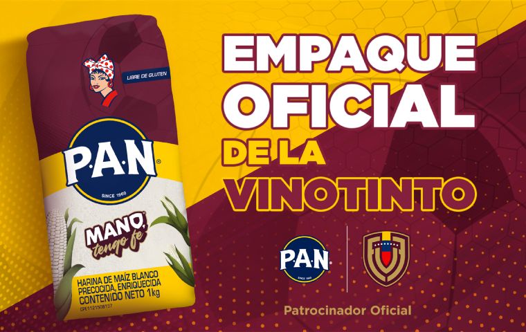 P.A.N. se viste de vinotinto
