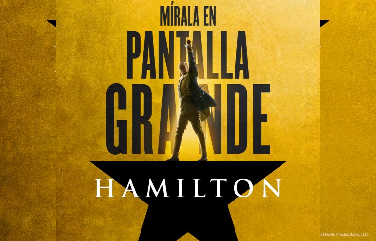 Hamilton llega a los cines de Venezuela Hamilton, la versión filmada del musical de Lin-Manuel Miranda