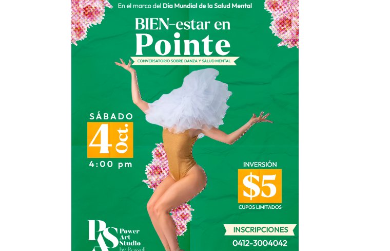 BIEN-estar en Pointe: un conversatorio sobre danza y salud mental en Caracas