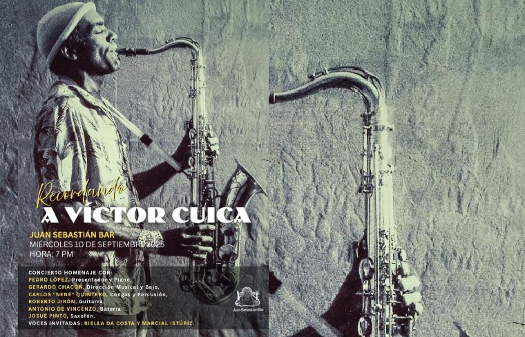 Homenaje al artista venezolano Víctor Cuica