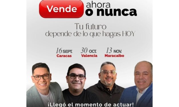 «Vende Ahora o Nunca» inicia el 16 de septiembre en Caracas