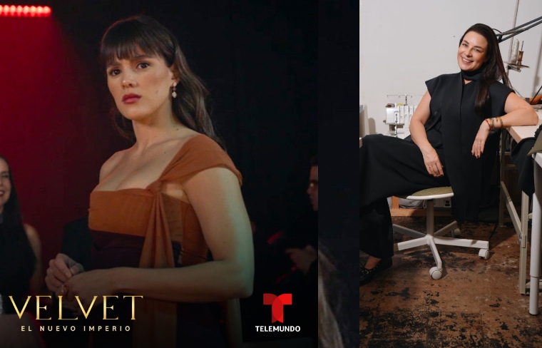 De Venezuela a Telemundo: Gussy López viste a la protagonista de «Velvet, el nuevo imperio» y se prepara para el New York Fashion Week