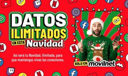 Disfruta de datos ilimitados esta navidad con Movilnet
