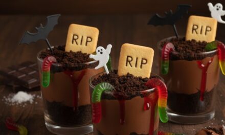 Encanta a tus seres queridos en Halloween con este mousse de chocolate