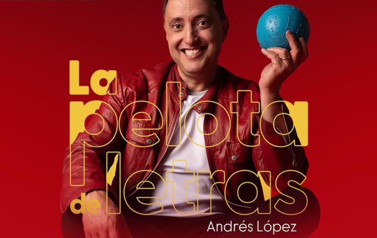 Andrés López trae La Pelota de Letras a Caracas este 23 de octubre