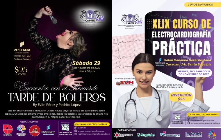 CAINTE celebra su 19 aniversariocon una programación especialen el Hotel Pestana Caracas 