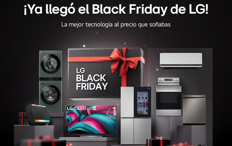 LG sorprende con precios imperdibles este Black Friday