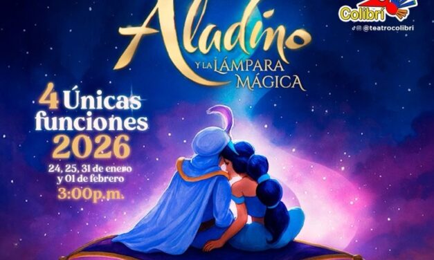 “Aladino y la Lámpara Mágica” regresa al Teatro Trasnocho con 4 últimas funciones desde el 24 de enero    