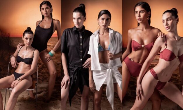 Los trajes de baño de ATHUAH coquetean con texturas, cálidos colores tierra y animal print para la temporada de playa