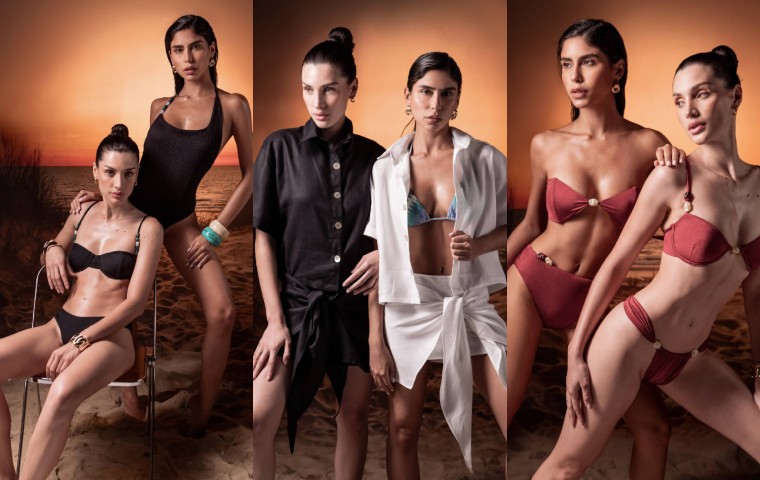 Los trajes de baño de ATHUAH coquetean con texturas, cálidos colores tierra y animal print para la temporada de playa