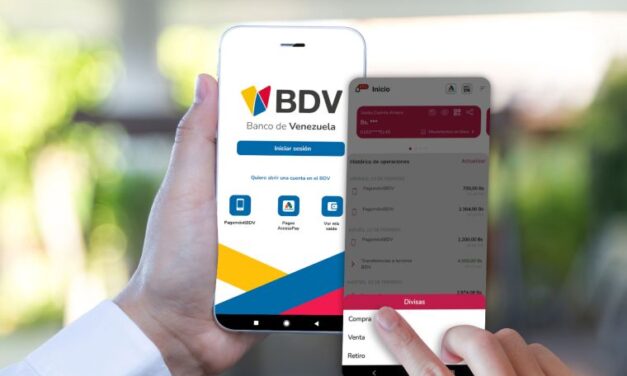 Más de 264 mil 500 clientes del Banco de Venezuela han comprado sus divisas a través de la BDVApp