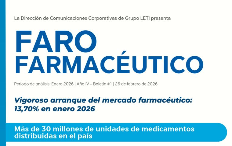 La industria nacional impulsa un vigoroso arranque del mercado farmacéutico en 2026