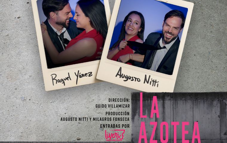 “La Azotea” regresa en abril con Raquel Yánez y Augusto Nitti sólo por 4 funciones al CCAM      