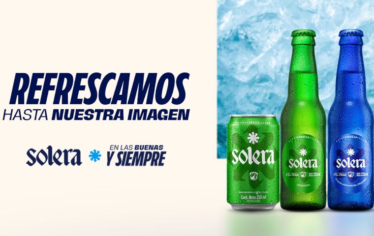 Solera refrescó su imagen para sus presentaciones 