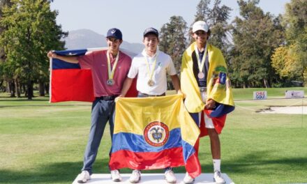 Andrés Martínez conquista el tercer lugar individual en el Campeonato Sudamericano de Golf Juvenil