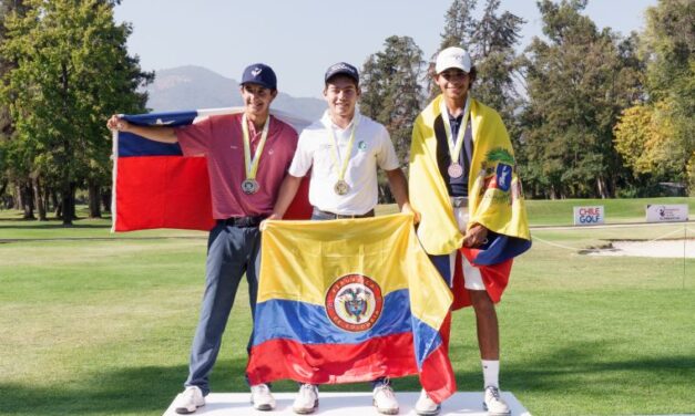 Andrés Martínez conquista el tercer lugar individual en el Campeonato Sudamericano de Golf Juvenil