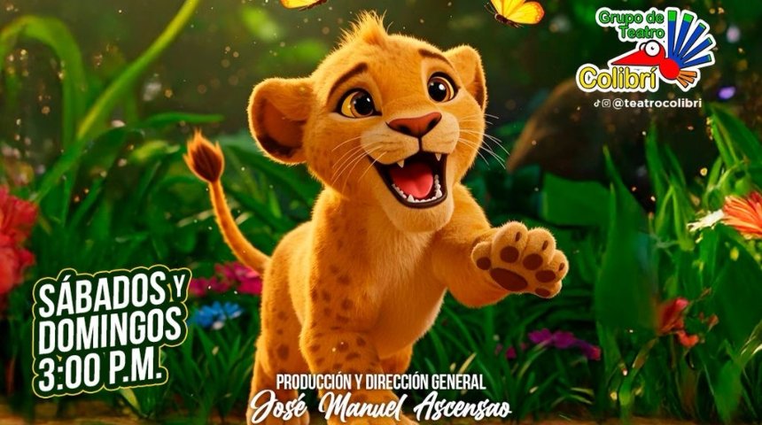 “Las Aventuras del Rey León” de Teatro Colibrí se muda al Teatro Trasnocho desde el 02 de mayo
