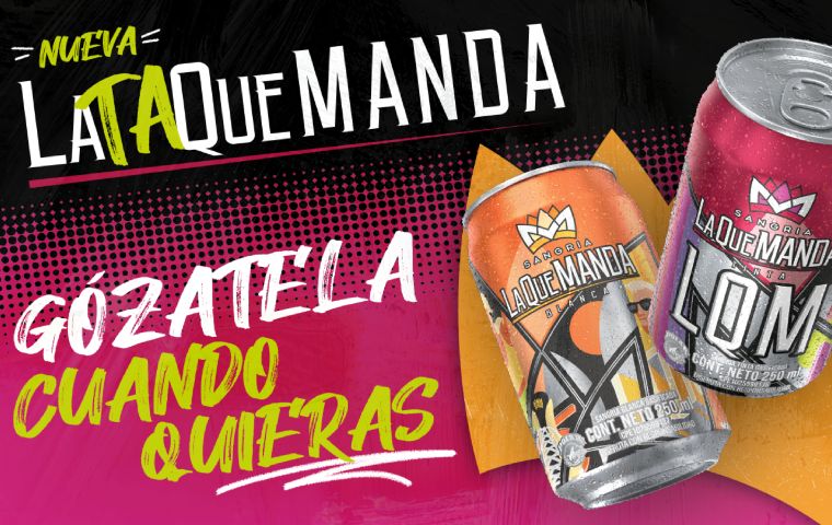 La Que Manda ahora se destapa en lata