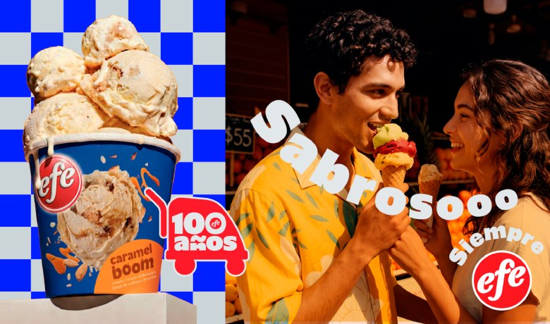 Efe celebra cien años siendo el helado de siempre