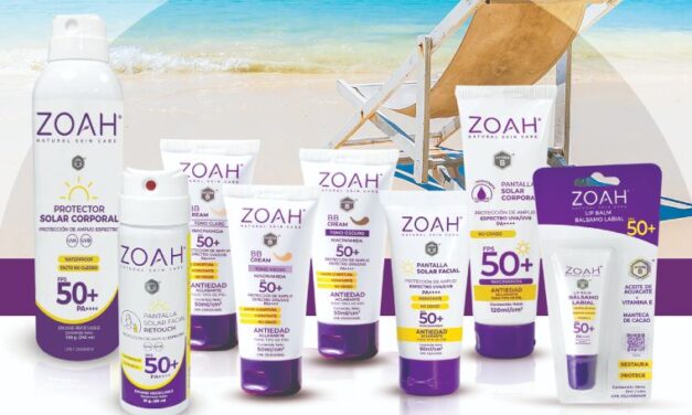 Nuevos protectores solares en aerosol y cremas reparadoras ZOAH para combatir el sol