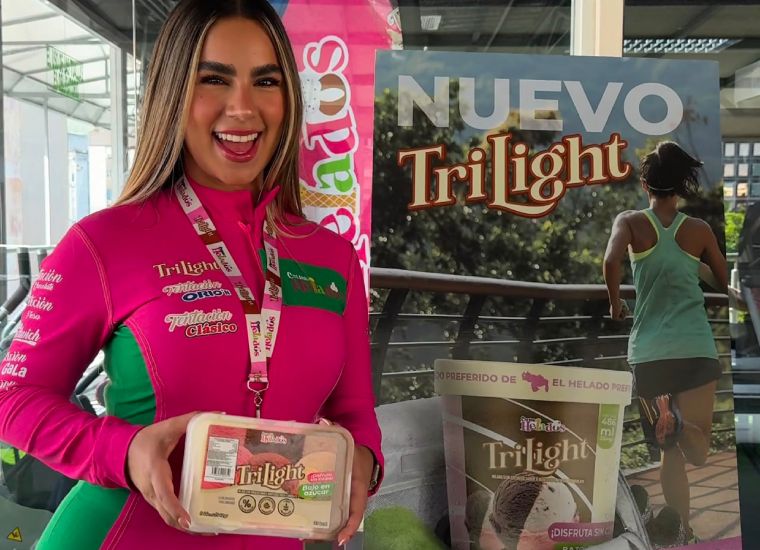 Presentado en Caracas nuevo helado ligero TriLight de Crema Helados