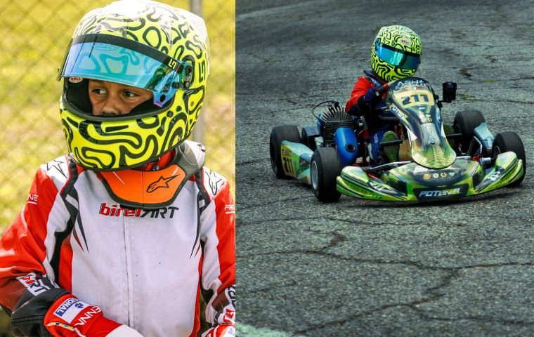 El Piloto venezolano Enzo Gibelli acelera hacia las pistas extranjeras