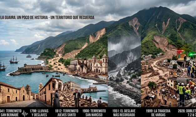 La historia de La Guaira guarda las huellas de grandes desastres naturales