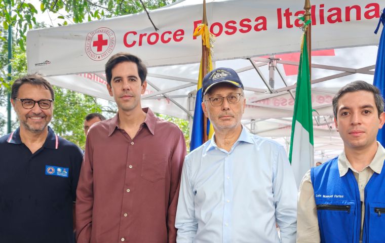 Italia extiende su mano al pueblo venezolano tras los sismos