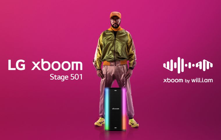 LG Presenta el XBOOM STAGE 501, que convierte cualquier canción en un kareoke con la IA al instante