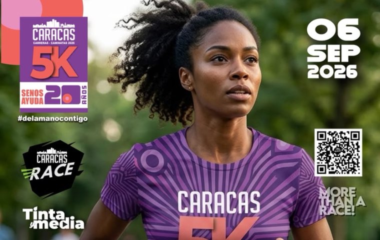 Tintaymedia presenta la carrera «Caracas 5K» a beneficio del aniversario de Senos Ayuda 20 años de la mano de la salud de la mujer venezolana