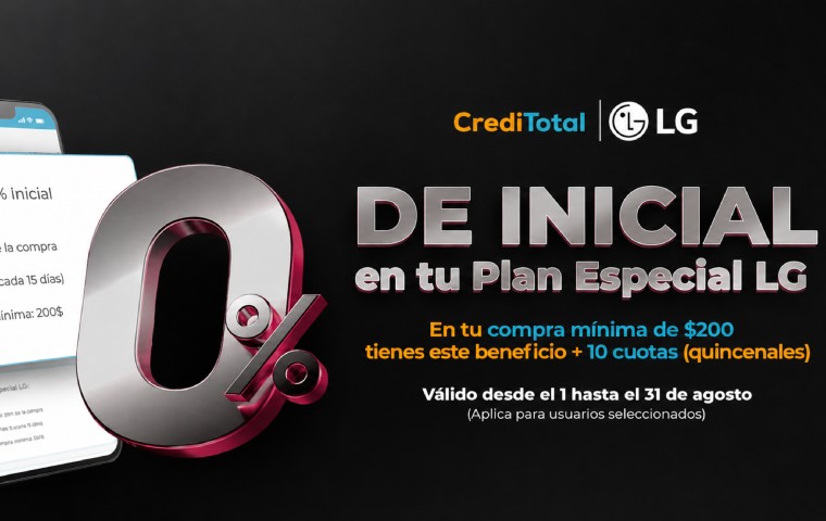 LG & Mundo Total impulsan el acceso a la tecnología con 0% de inicial y financiamiento de hasta 10 cuotas sin intereses