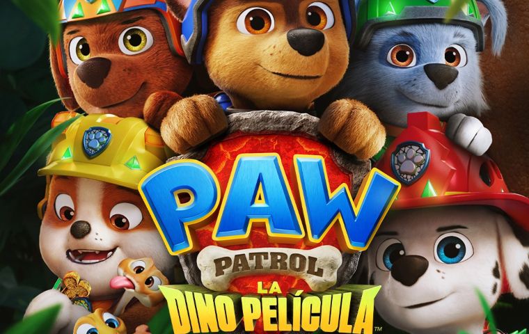 Paramount Pictures trae de vuelta a la Patrulla Canina con Paw Patrol: La Dino Película