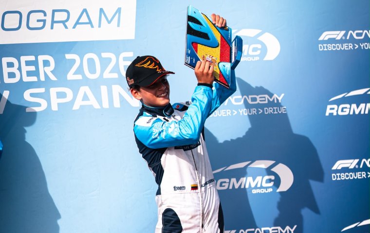 Alessandro González logra su primer podio internacional en el Champions of the Future Academy Program