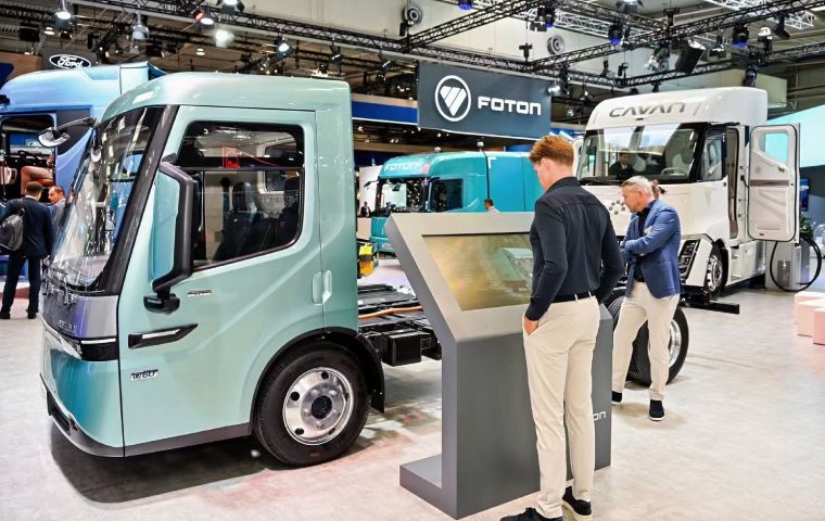FOTON exhibe su portafolio en Hannover e impulsa un nuevo modelo de expansión global