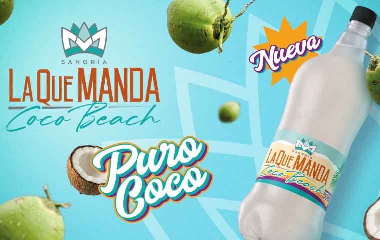 Sangría La Que Manda presentó su nueva edición especial sabor a Coco